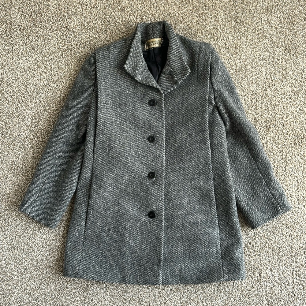 Vintage 80s pavilion pea coat petite small made in USA